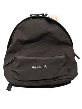 Agnes B Voyage Travel Nylon Black Backpack | NEW Y2k